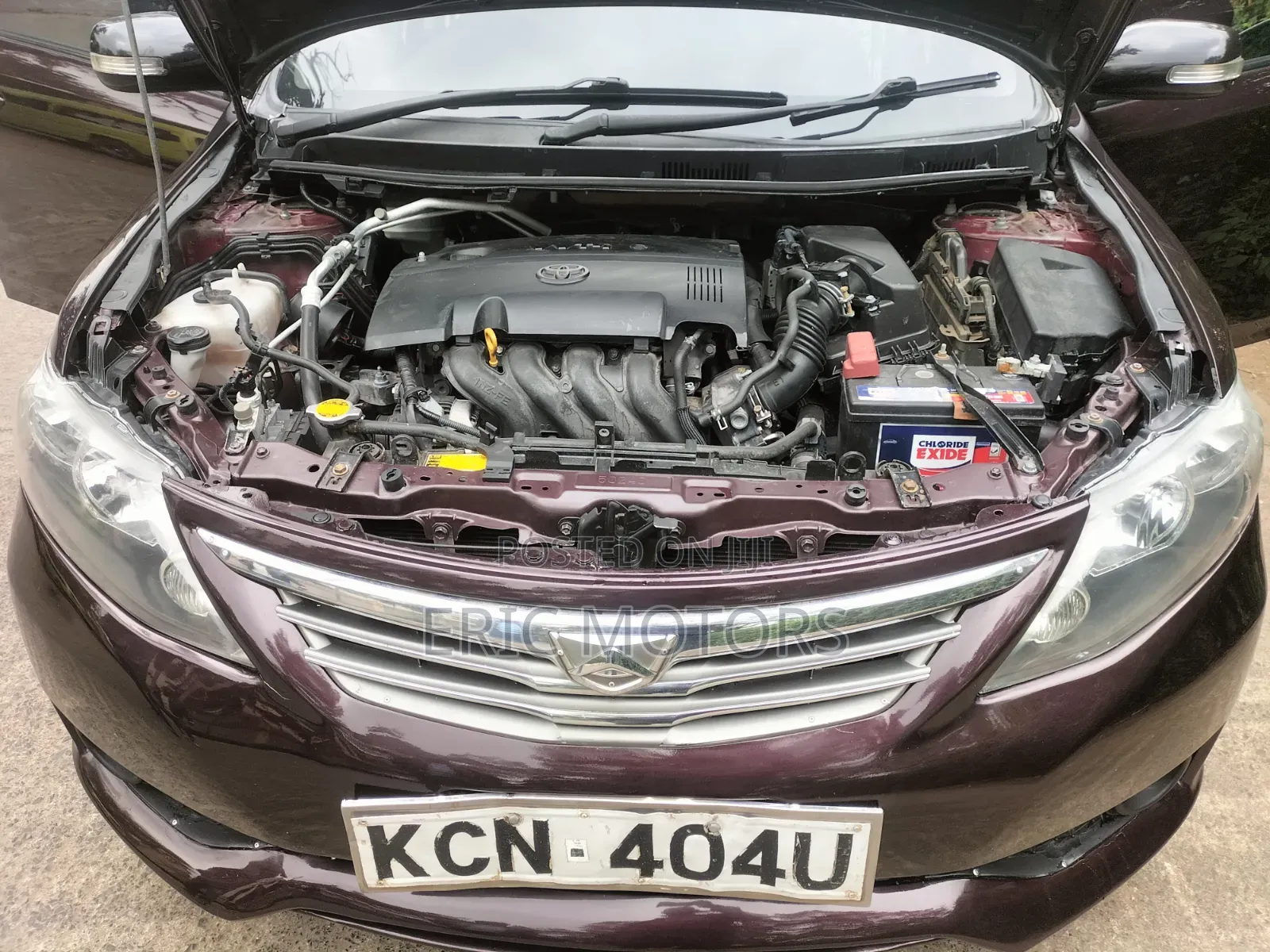 Toyota Allion 2010 Burgundy
