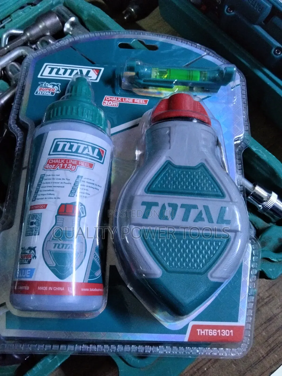 Total Tht661301 Chalk Line Reel Set,