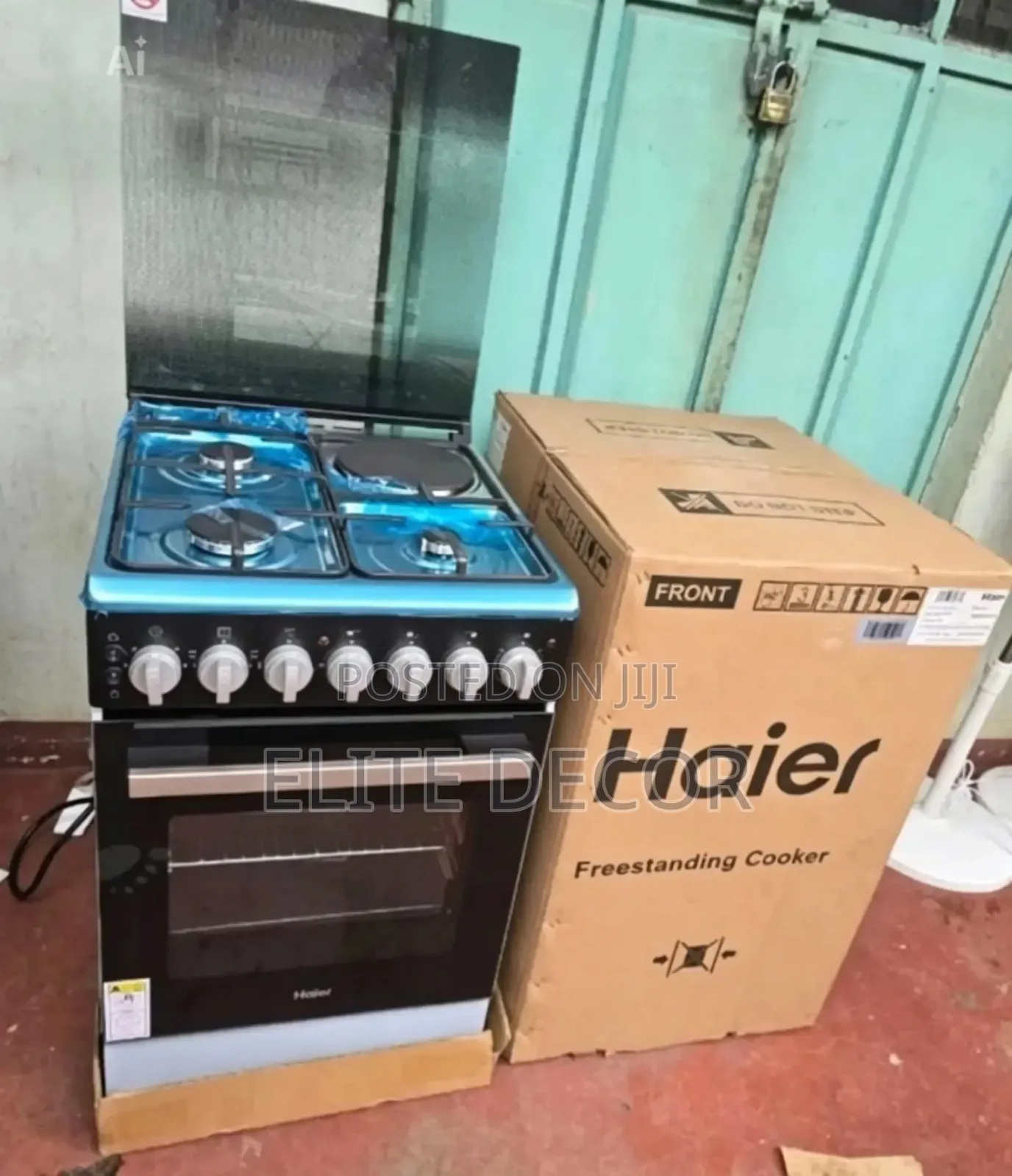 Haier 50*60 3gas + 1electric Cooker With Electric Oven
