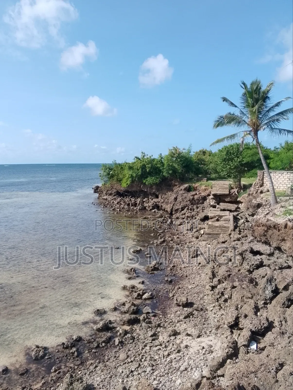 7 Acres of Coral Beach Plot for Sale on Malindi.