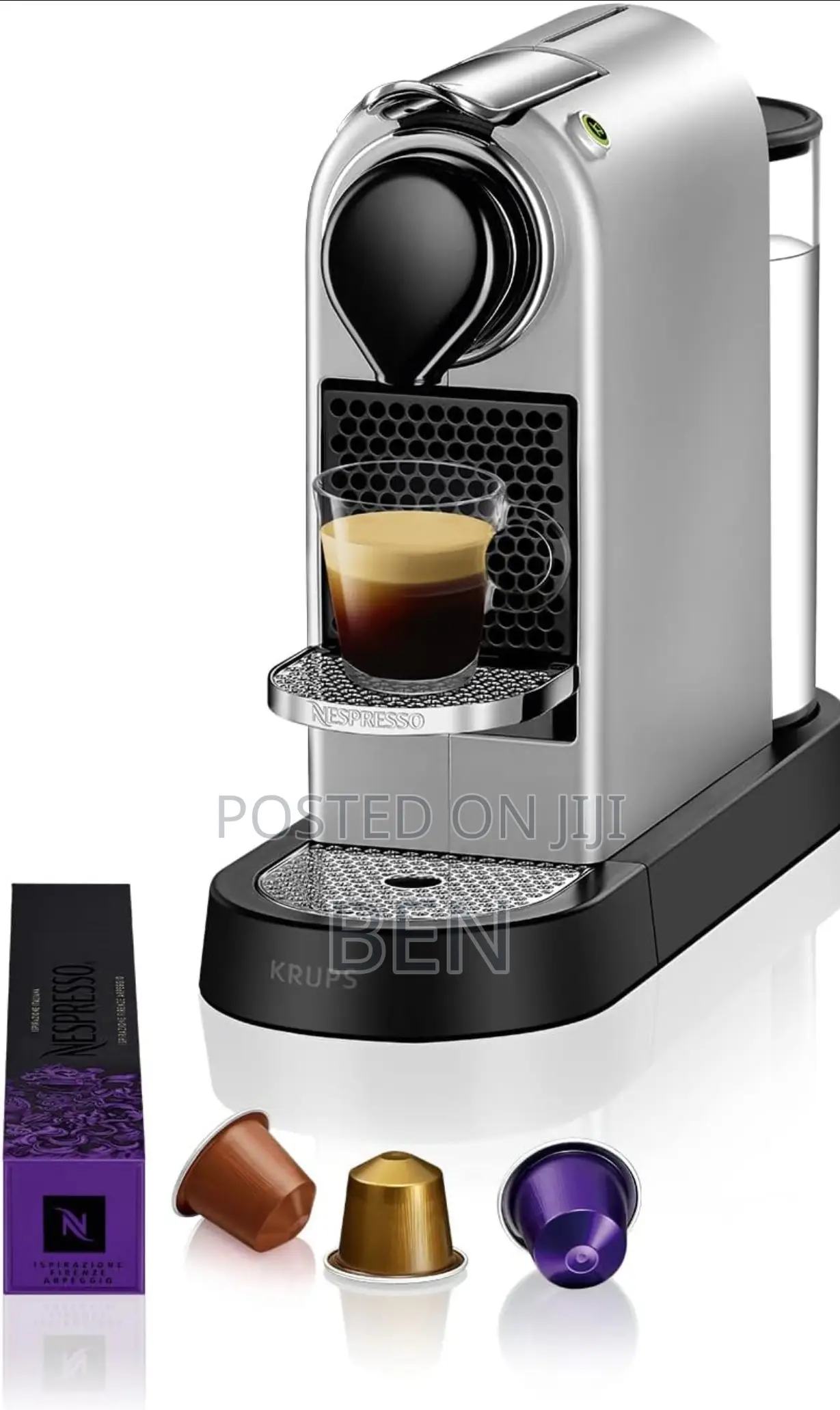 Coffee Machine Nespresso Krups Citiz Silver