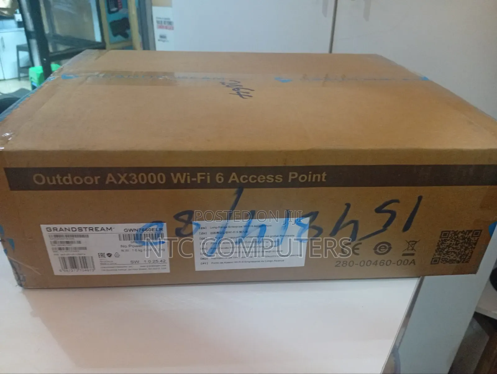Grandstream Gwn7660elr Outdoor Wi-Fi 6 Access Point