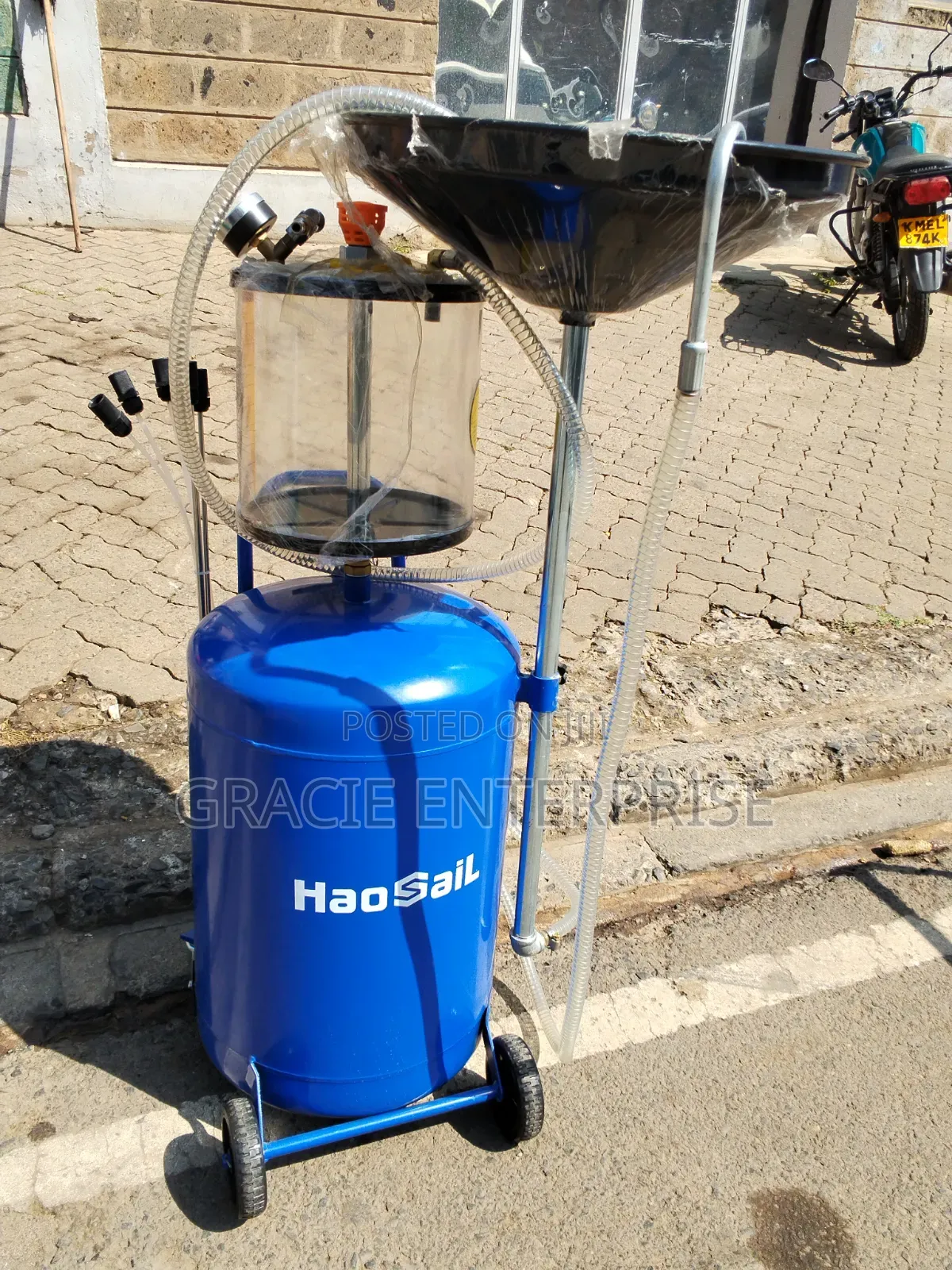 Haosail Pneumatic Oil Drainer Machine