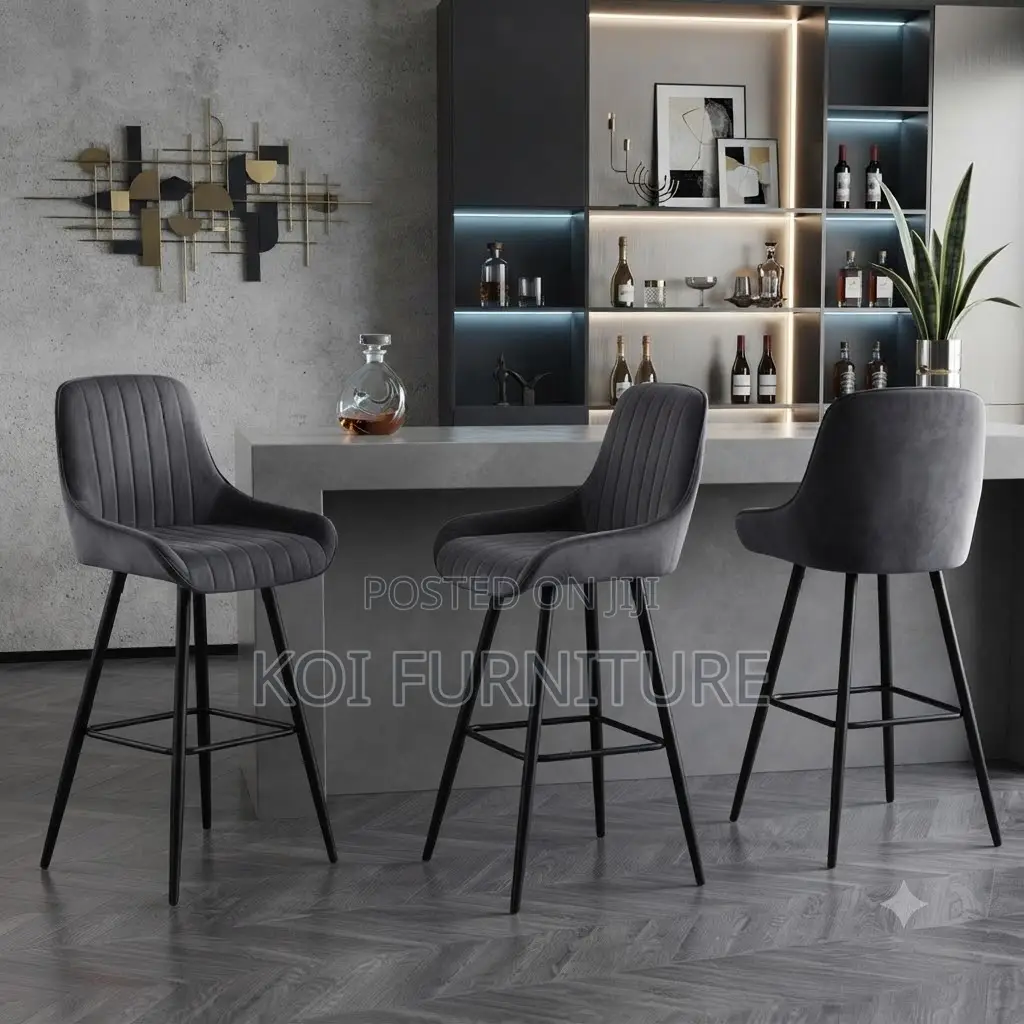 Barstool; Leather Upholstered Barstool Chairs