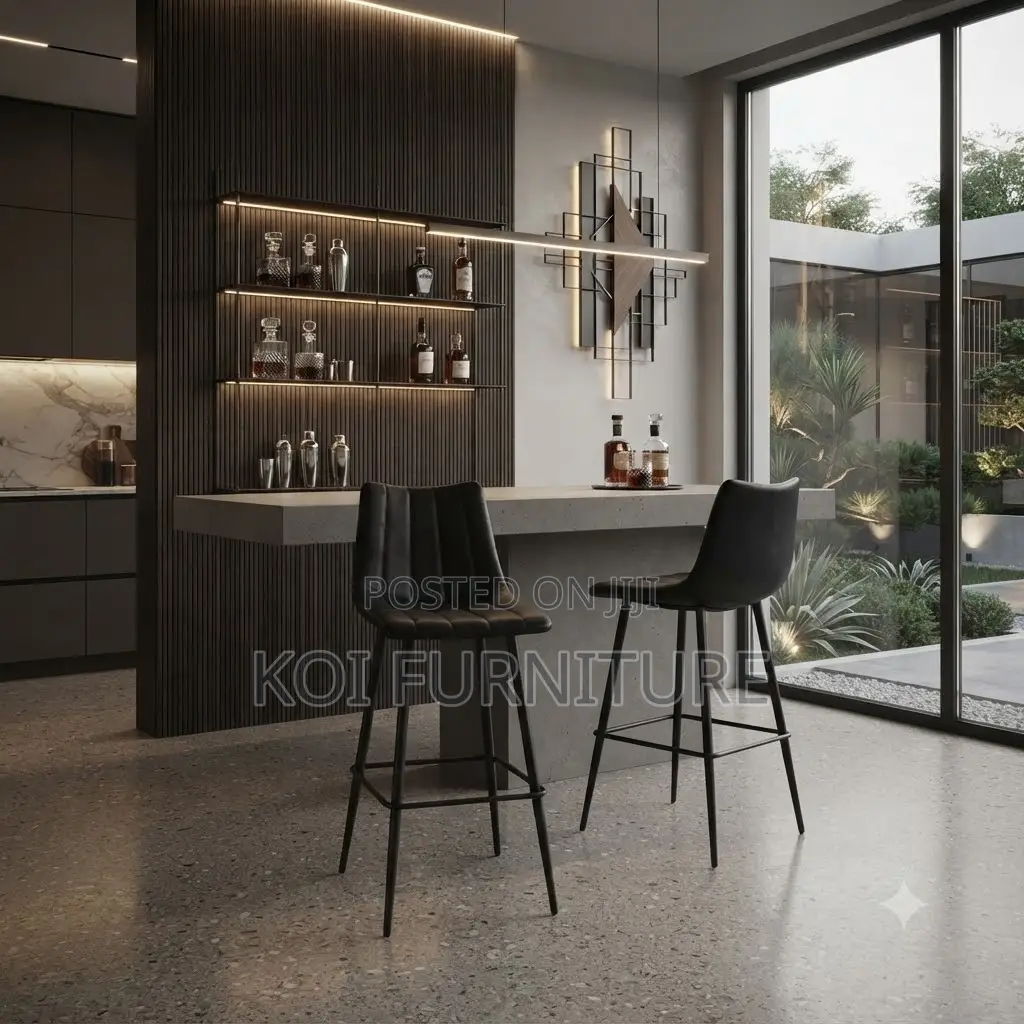 Barstool; Leather Upholstered Barstool Chairs
