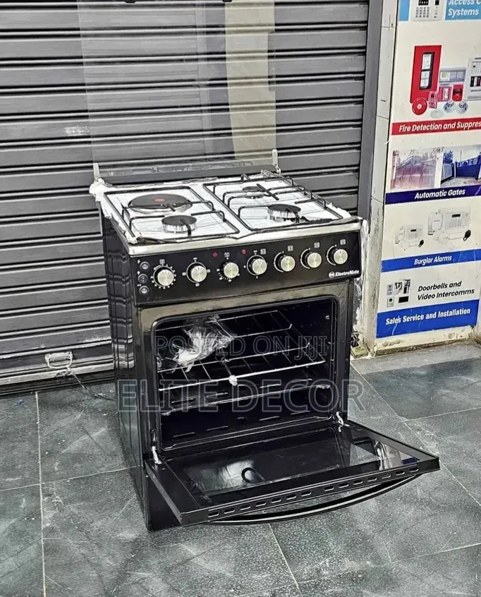 Electromate 60*60 Standing Cooker 3+1 Electric Oven