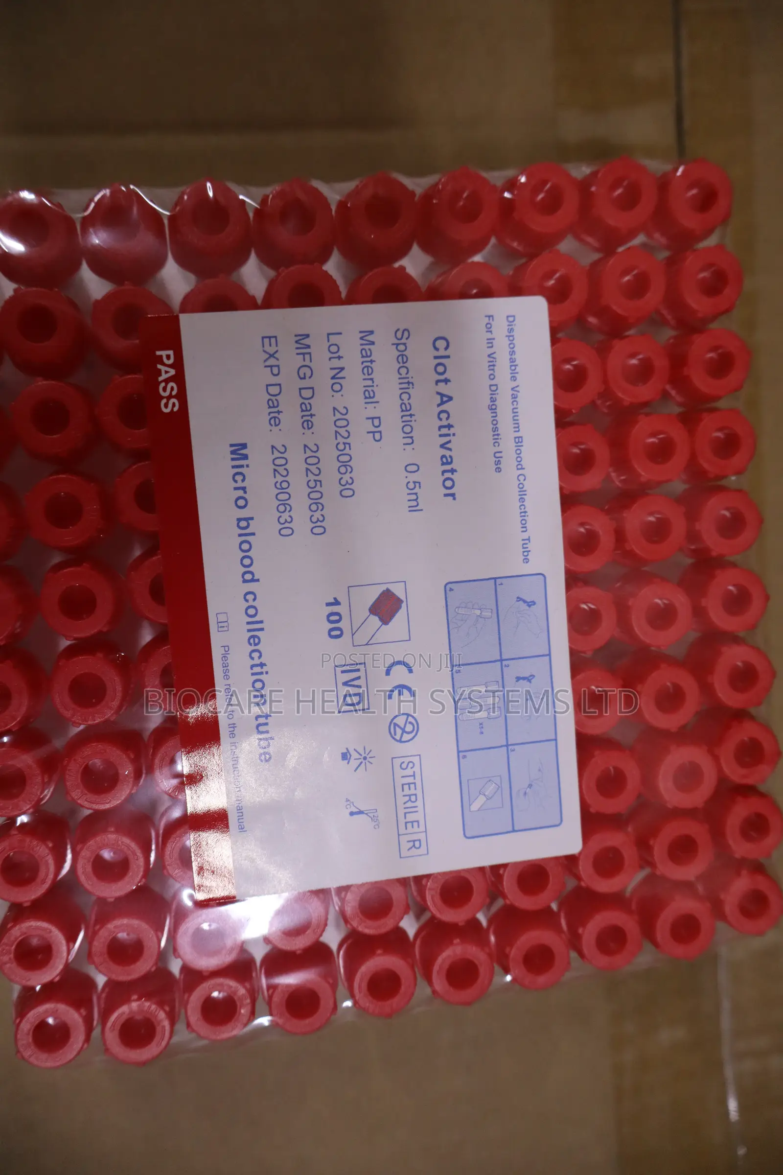 Red Top Micro Container