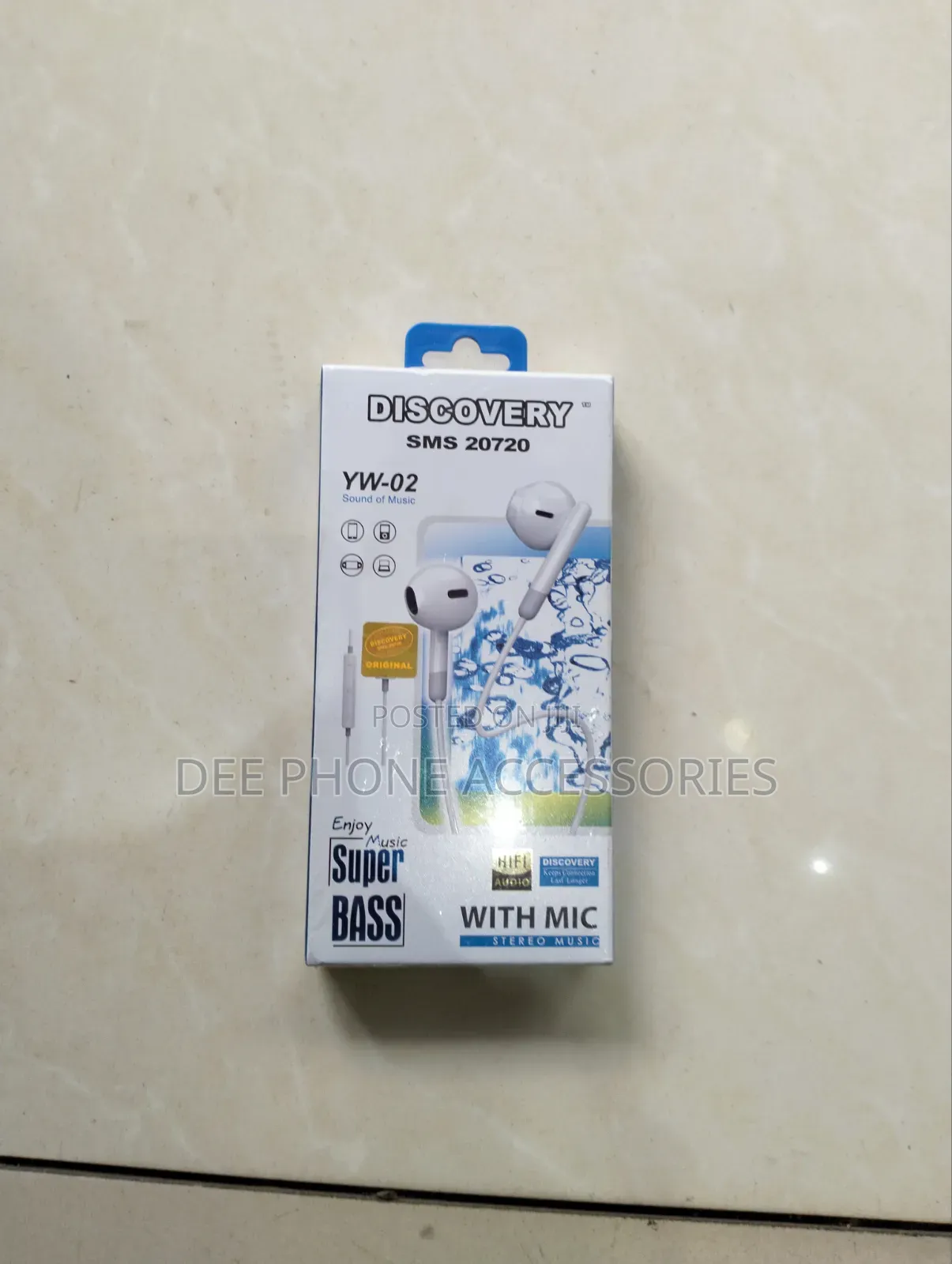 Discovery Yw 02 Super Bass Wired Earphones