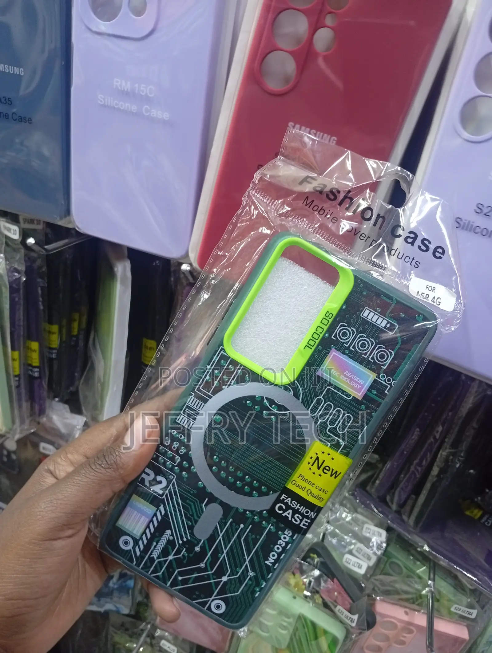 Oppo A55 4g Cyberpunk Futuristic Circuit Board Phone Case