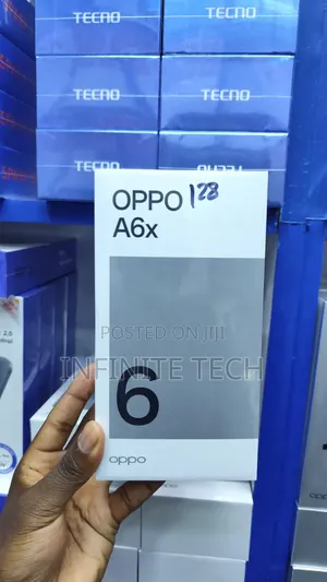 New Oppo A6x 128 GB Black