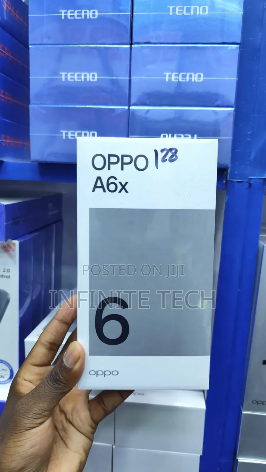New Oppo A6x 128 GB Black