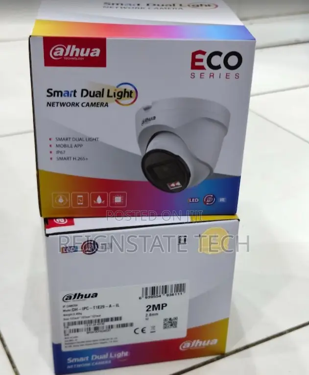 Dahua Eco Series Ip Network Dome Camera 2mp Smart Dual With Sound