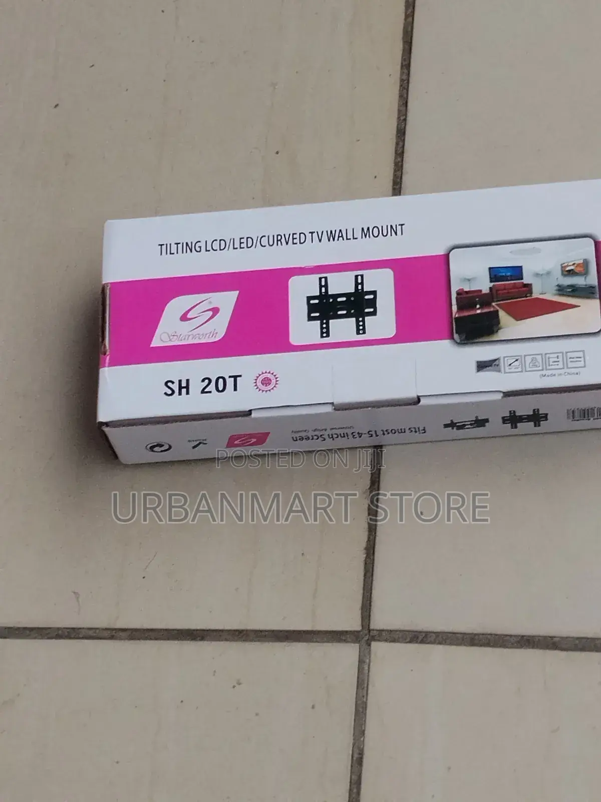 Starworth Sh20t Heavy Duty Tv Wall Bracket for 15-43 TVS