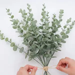 10 PCS Artificial Eucalyptus Stems