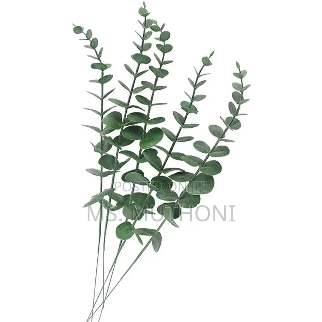 10 PCS Artificial Eucalyptus Stems