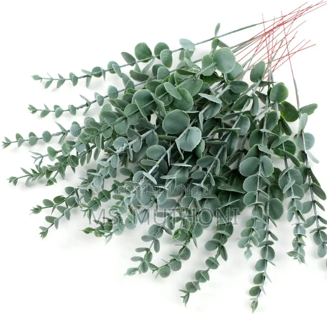 10 PCS Artificial Eucalyptus Stems