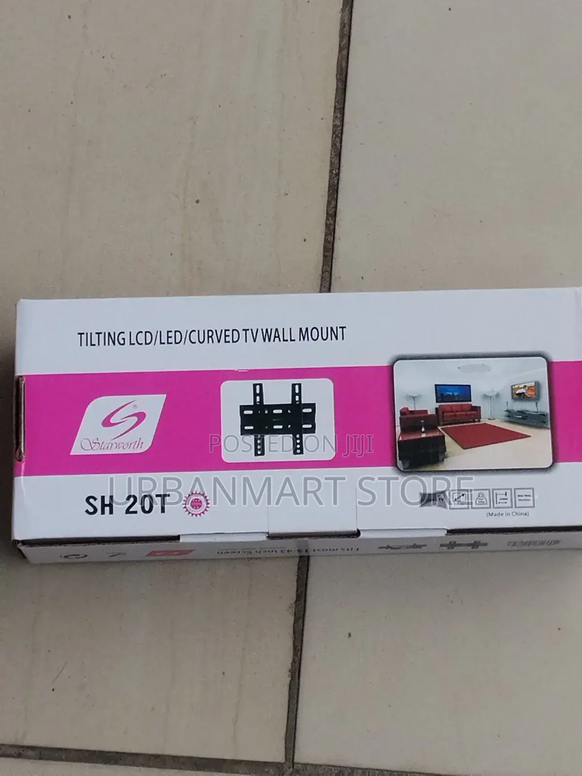 Starworth Sh20t Adjustable Tilt Tv Mount 15-43 Inches