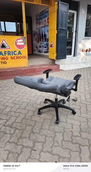 Gray Fabric Furgile Office/ Home Gaming Chair