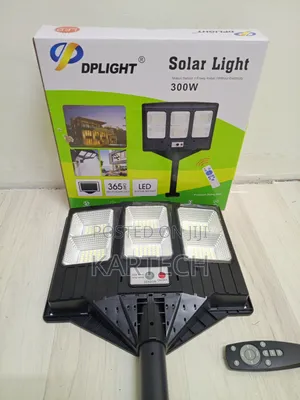 Dplight 300w Solar Led Street Light With Remote Control