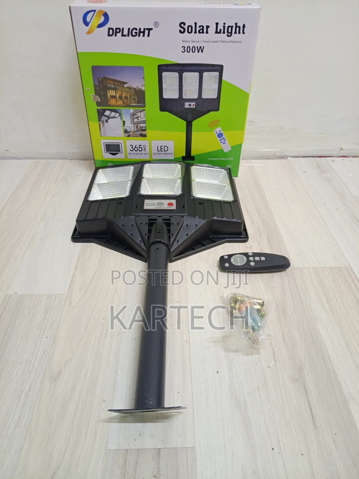 Dplight 300w All-in-One Solar Street Light Waterproof Outdoor Lamp