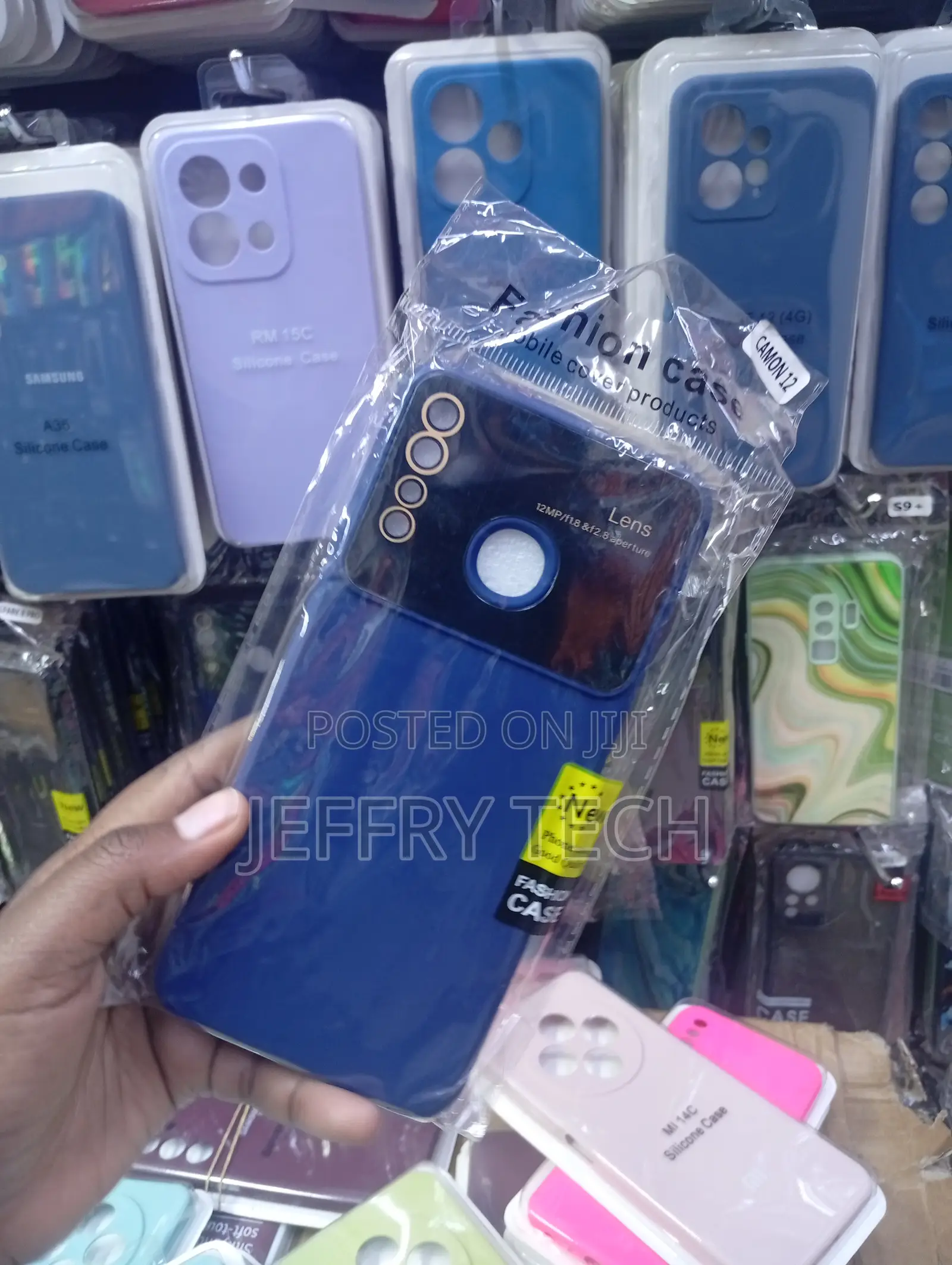 Oppo Reno13 Pro Matte Blue Silicone Smartphone Case