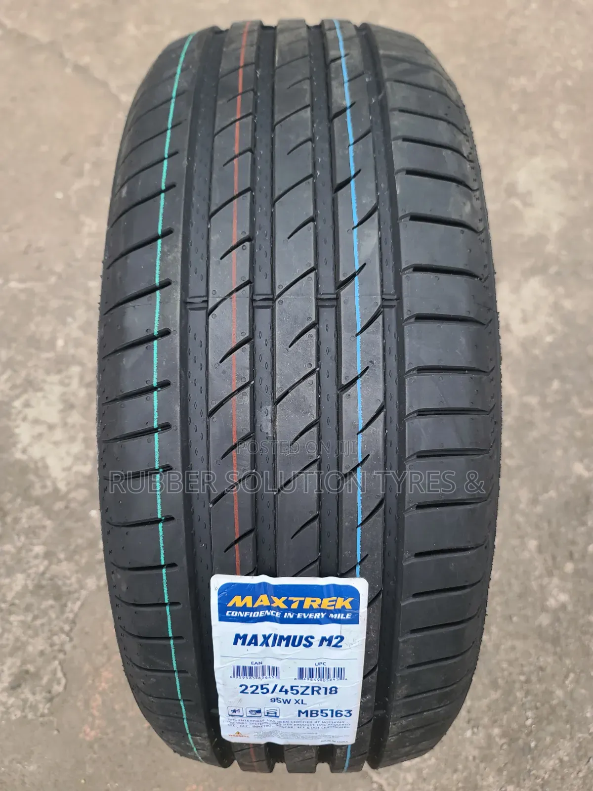 225 /45 R18 Maxtrek Tyres 95w Xl Muximus M2