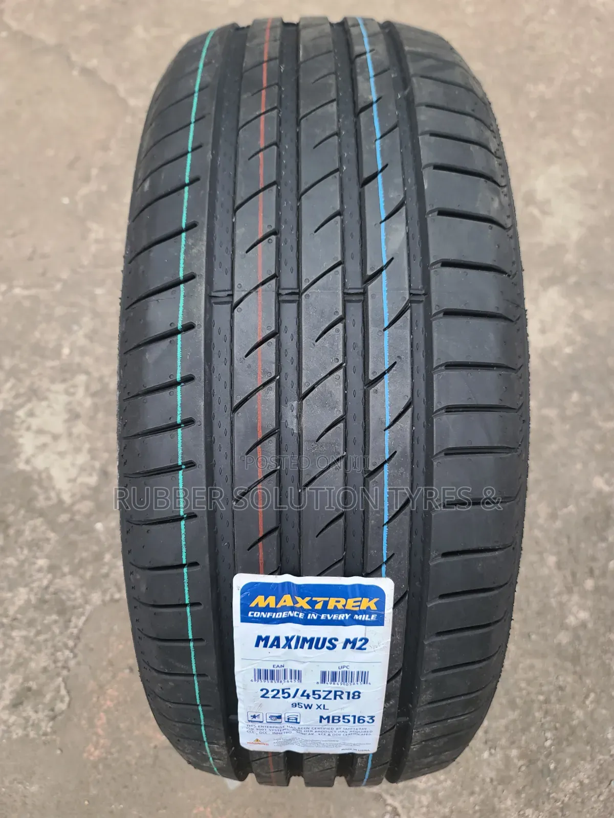 225 /45 R18 Maxtrek Tyres 95w Xl Muximus M2