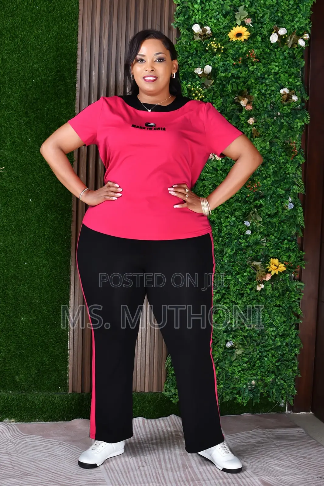 Two-Piece Side-Stripe Lounge Sets