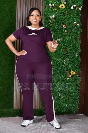 Two-Piece Side-Stripe Lounge Sets
