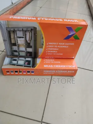 Strong 3 Column Metallic Wardrobe Storage Cabinet