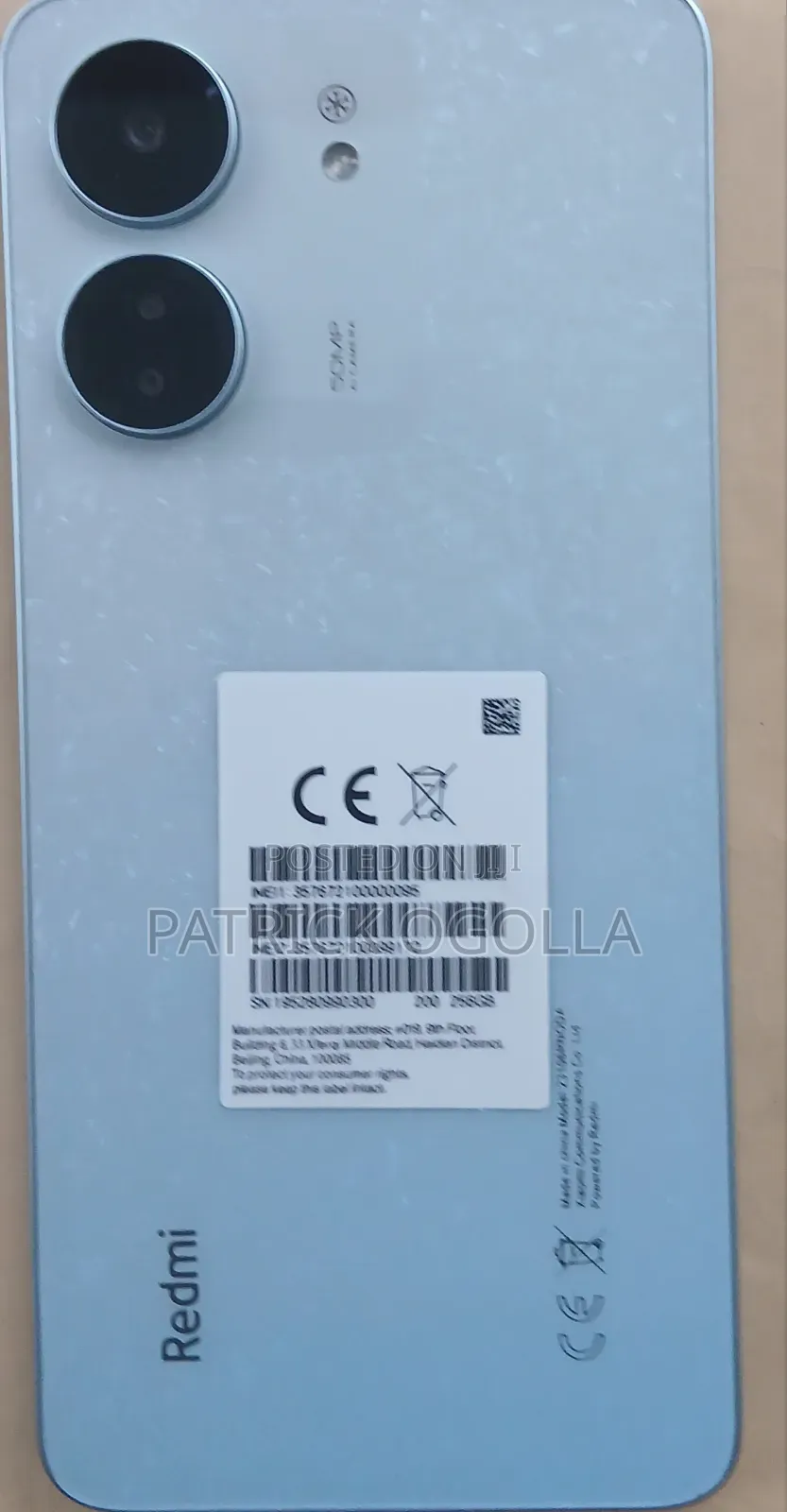 New Xiaomi Redmi 13C 256 GB Black