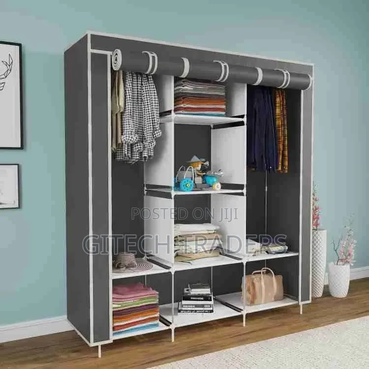 Portable Metallic Wardrobe