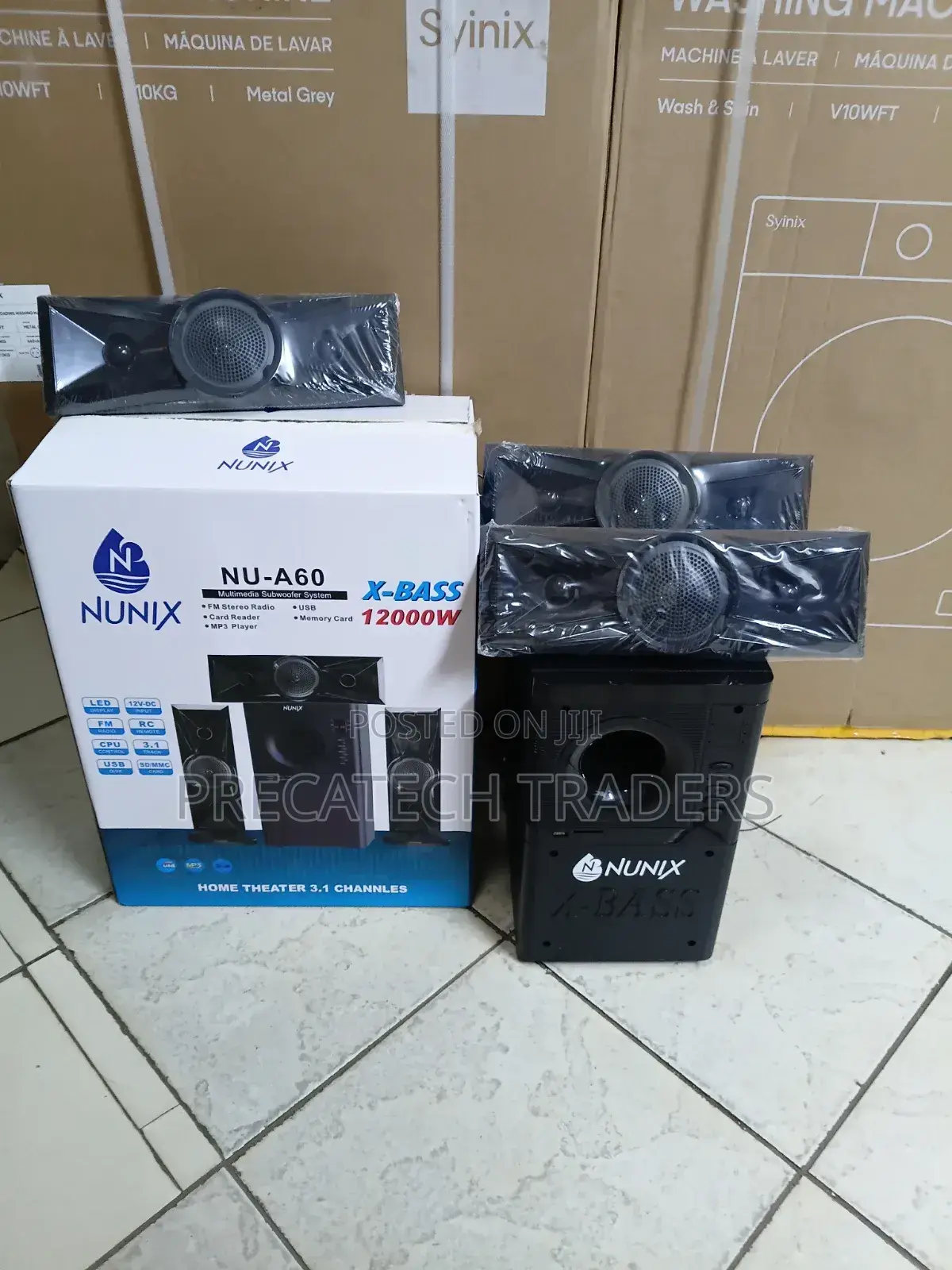 Nunix 3.1 Channel Home Theatre With Bluetooth Usb