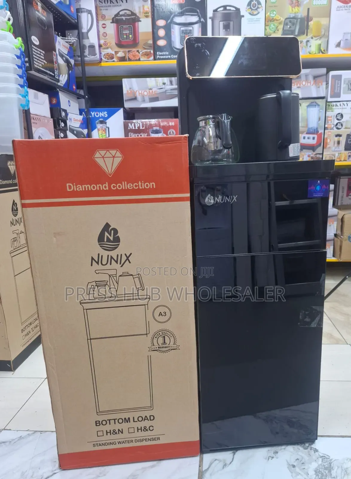 Nunix A3c Smart Talking Water Dispenser – Bottom Load, Hot Cold