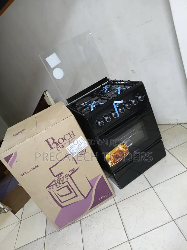 Roch 60x60 Standing Gas Cooker – 3 Gas + 1 Electric