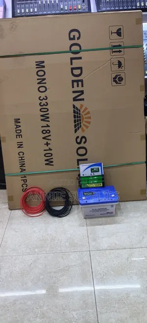 100ah Lithium Battery+330w Solar Panel+600w Power Inverter