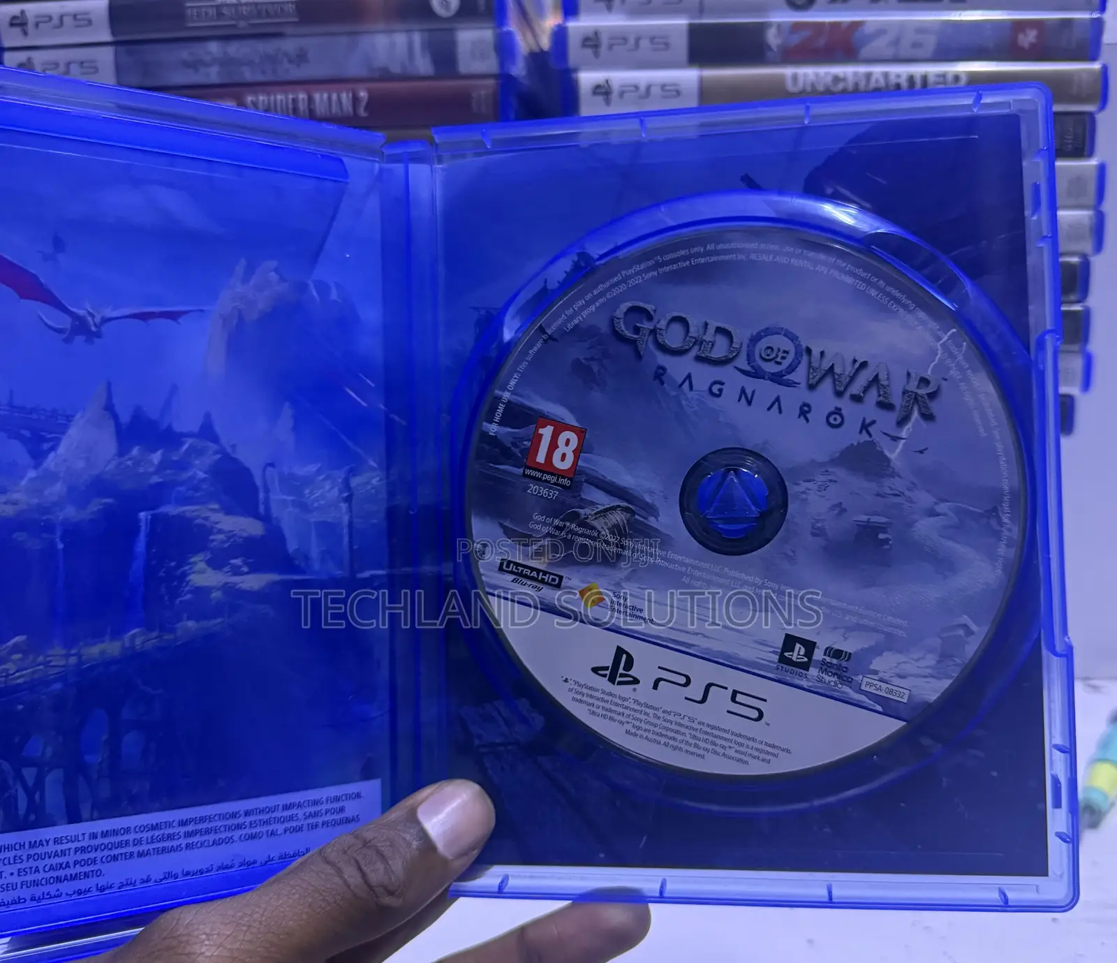 Lightly Played God of War Ragnarock Ps5 Game