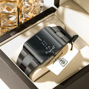 Poedagar 857 Futuristic Square Quartz Watch