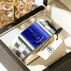 Poedagar 857 Futuristic Square Quartz Watch