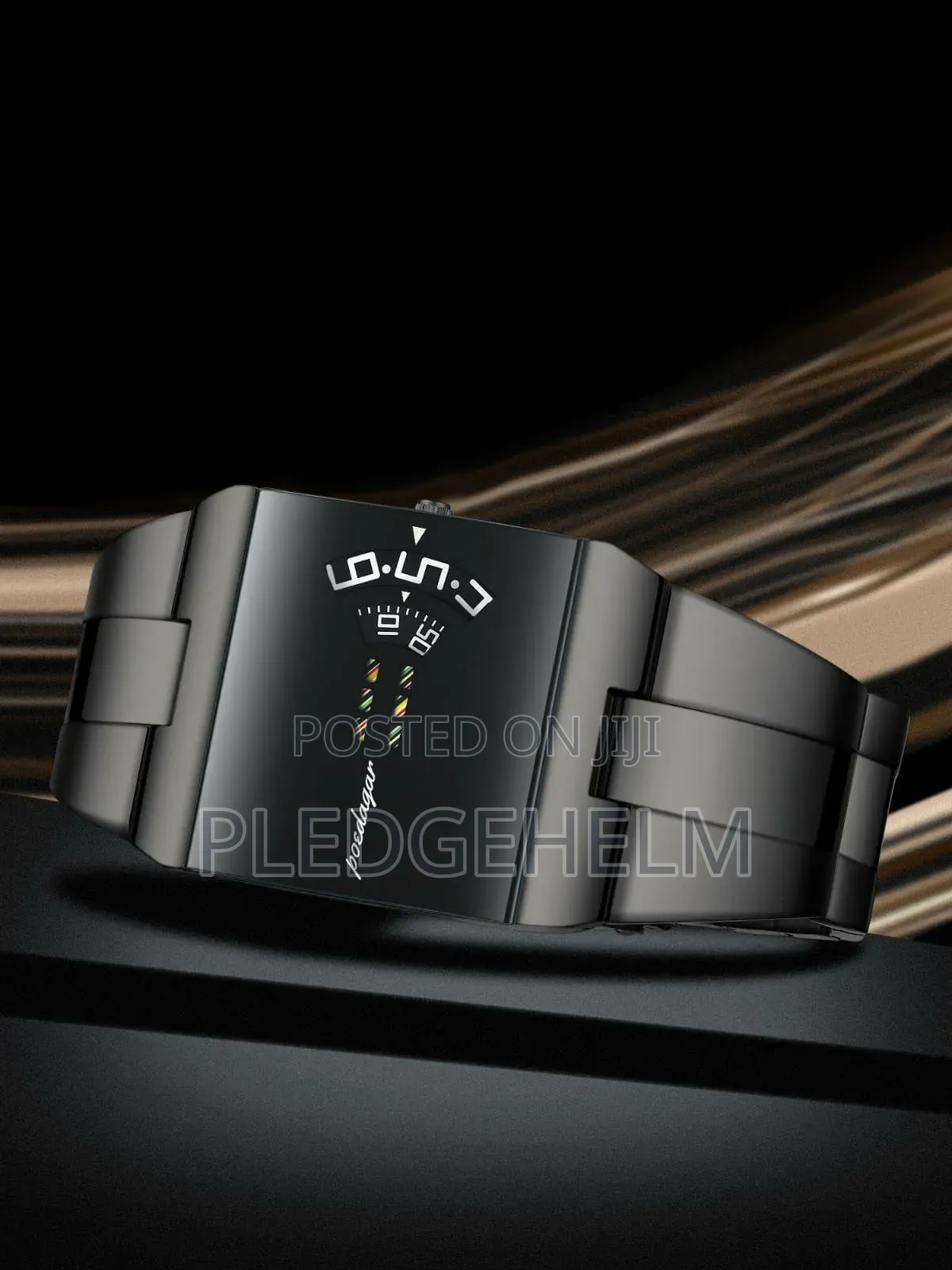 Poedagar 857 Futuristic Square Quartz Watch