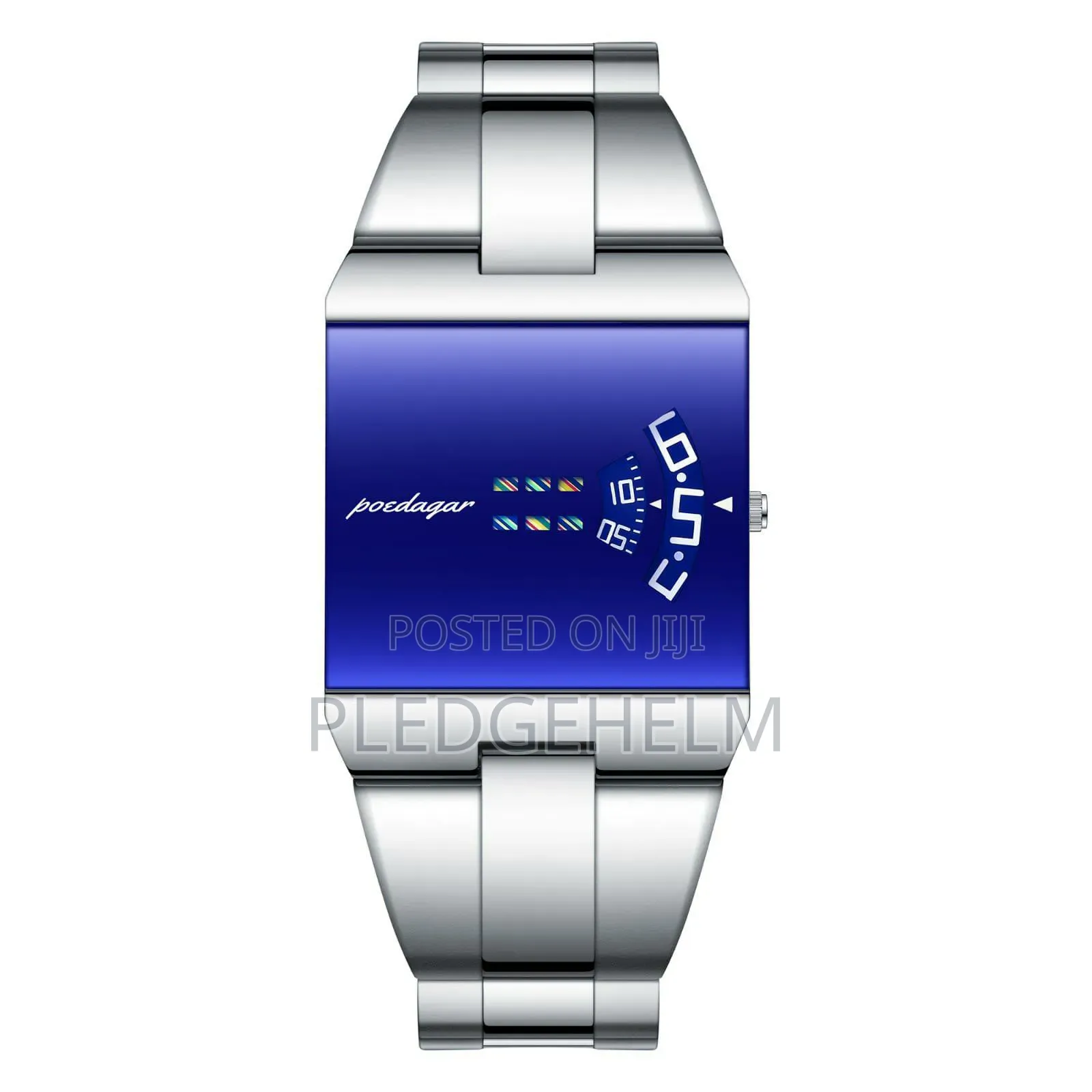 Poedagar 857 Futuristic Square Quartz Watch