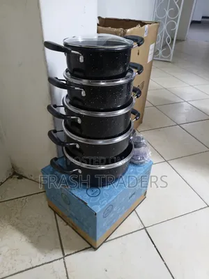 Cookware Set Premium 14 Piece Marble Coated Cooking Pot Set