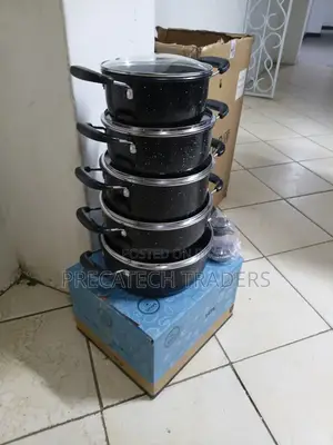 Cookware Set Premium 14 Piece Marble Coated Cooking Pot Set