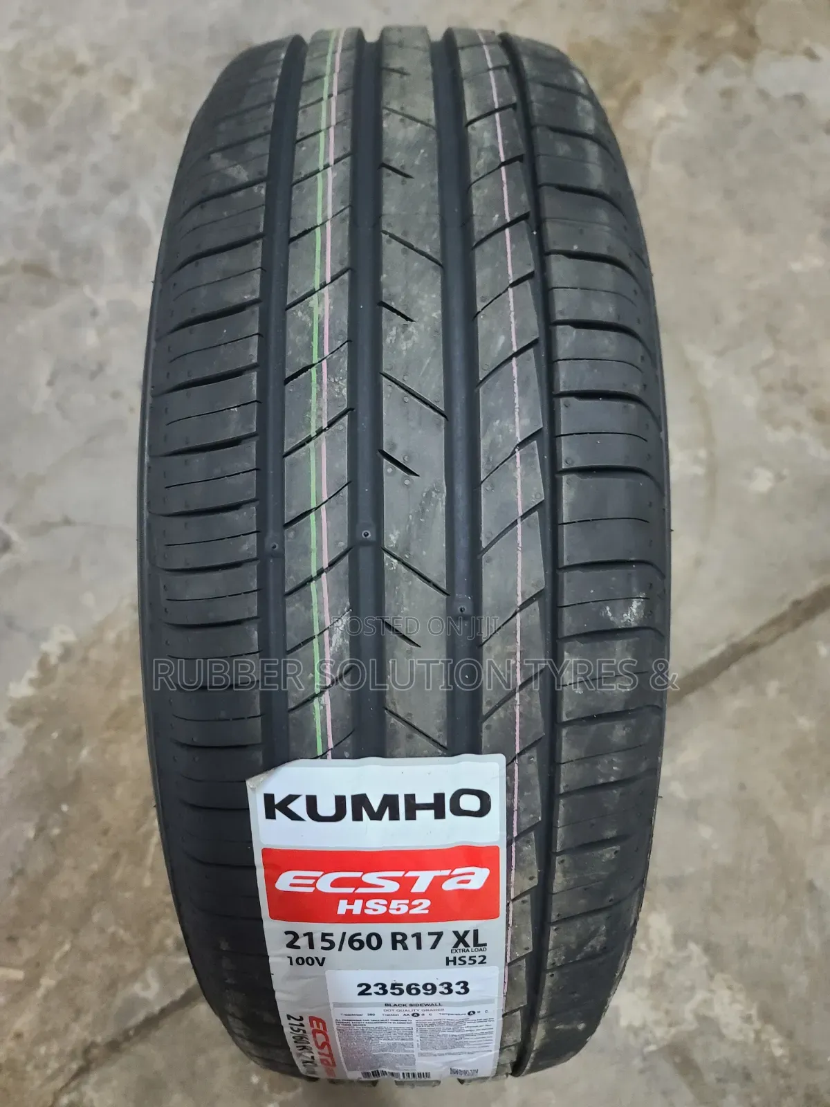 215 /60 R17 Kumho Tyres 100v Xl Escta Hs52