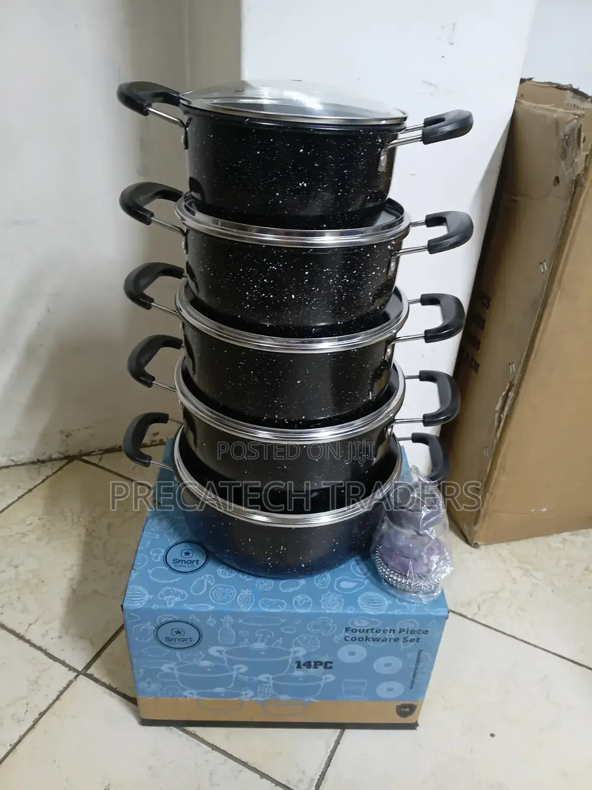 Heavy Duty 14pcs Kitchen Cookware Set