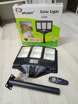 Dplight 300w Solar Led Street Light With Motion Sensor Remote Control