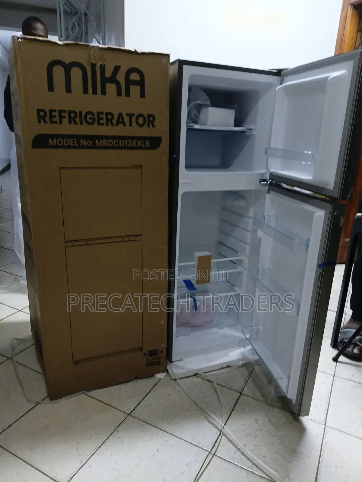 Mika 138l Double Door Refrigerator