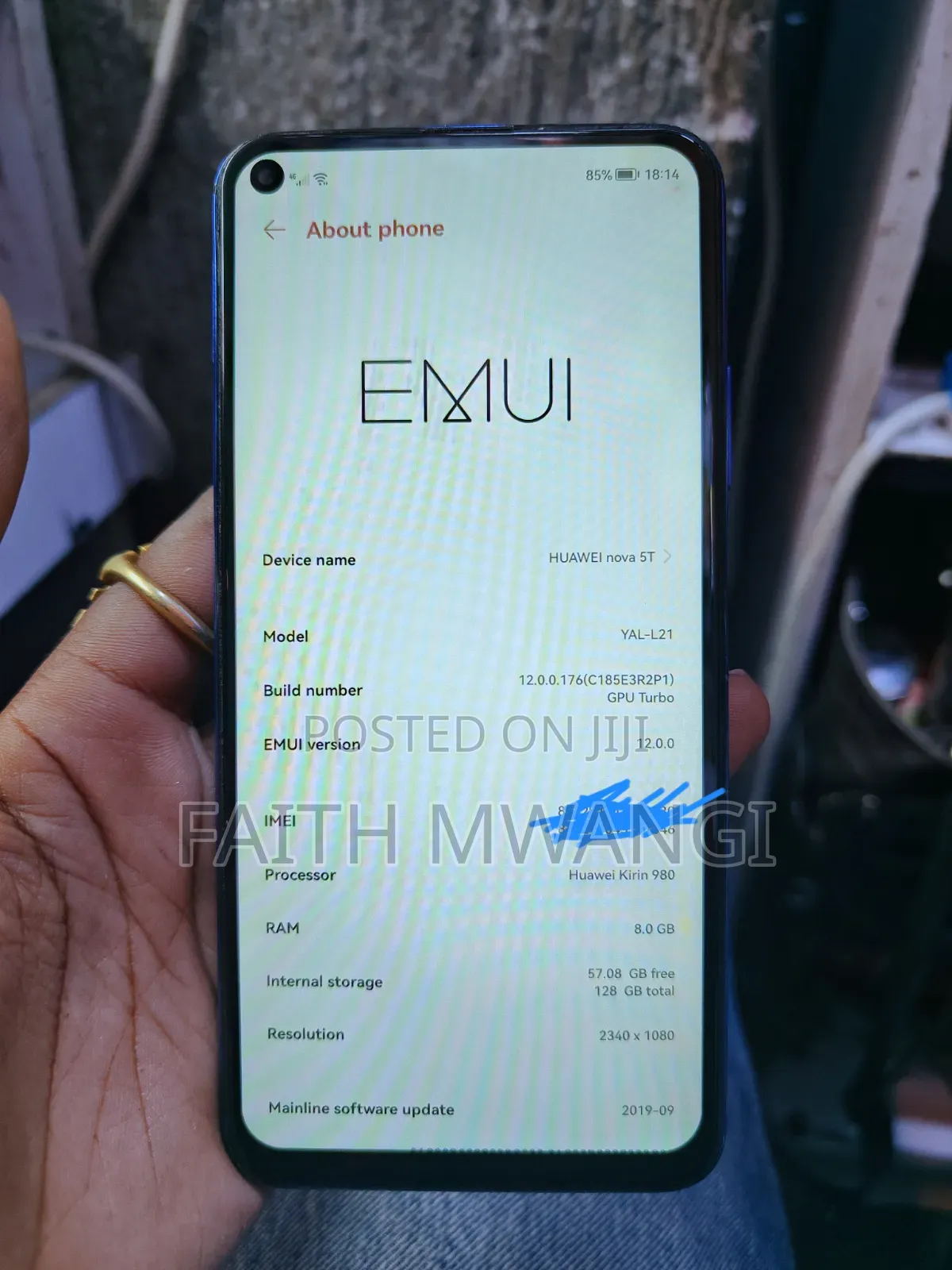Huawei Nova 5T 128 GB Blue