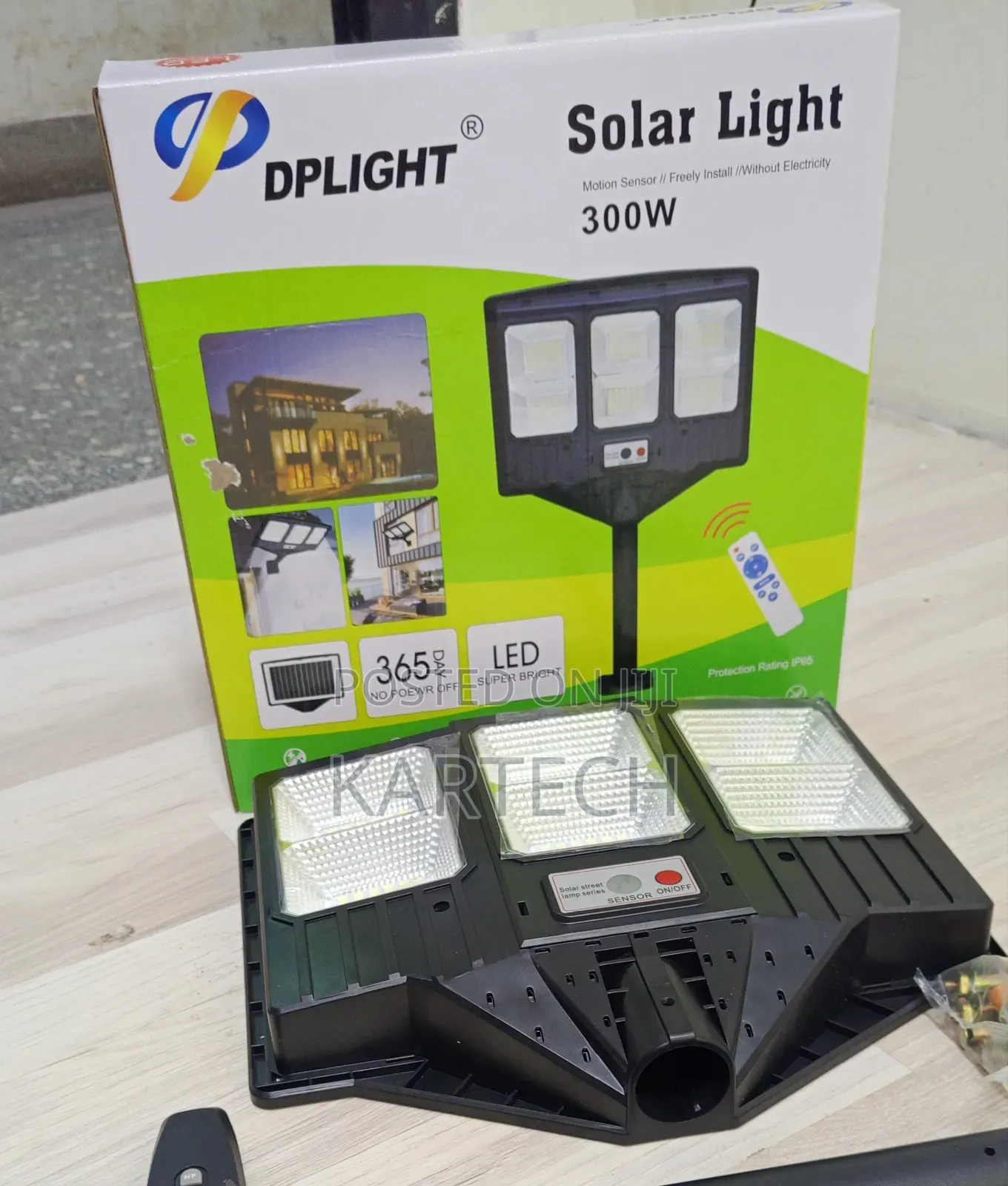 Dplight 300w All-in-One Solar Street Light Waterproof Outdoor Lamp
