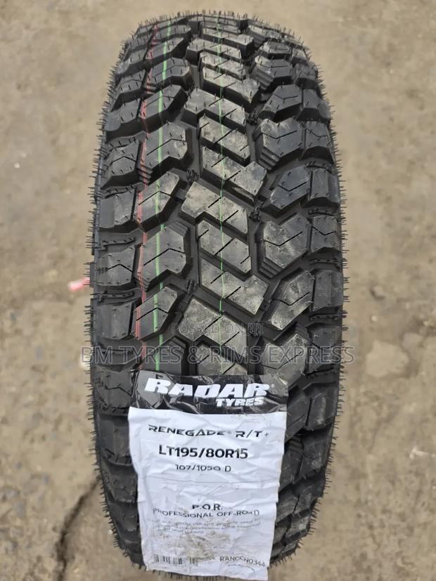 195/80r15 Radar Tires (All Terrain)